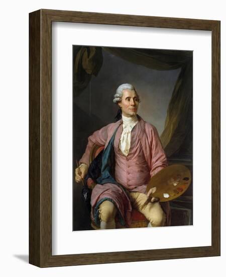 Portrait of Joseph Marie Vien by Joseph Siffred Duplessis-null-Framed Giclee Print