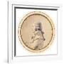 Portrait of Joseph-Nicolas Barbeau Dubarran, Half-Length, His Arms Folded-Jacques-Louis David-Framed Giclee Print