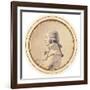 Portrait of Joseph-Nicolas Barbeau Dubarran, Half-Length, His Arms Folded-Jacques-Louis David-Framed Giclee Print