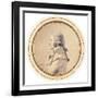 Portrait of Joseph-Nicolas Barbeau Dubarran, Half-Length, His Arms Folded-Jacques-Louis David-Framed Giclee Print