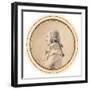 Portrait of Joseph-Nicolas Barbeau Dubarran, Half-Length, His Arms Folded-Jacques-Louis David-Framed Giclee Print