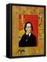 Portrait of Joseph Pembaur, the Pianist and Composer, 1890-Gustav Klimt-Framed Stretched Canvas