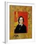 Portrait of Joseph Pembaur, the Pianist and Composer, 1890-Gustav Klimt-Framed Giclee Print