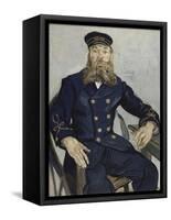 Portrait of Joseph Roulin-Vincent van Gogh-Framed Stretched Canvas