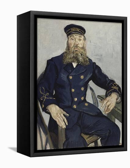 Portrait of Joseph Roulin-Vincent van Gogh-Framed Stretched Canvas