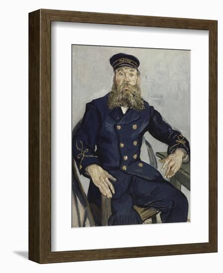 Portrait of Joseph Roulin-Vincent van Gogh-Framed Giclee Print