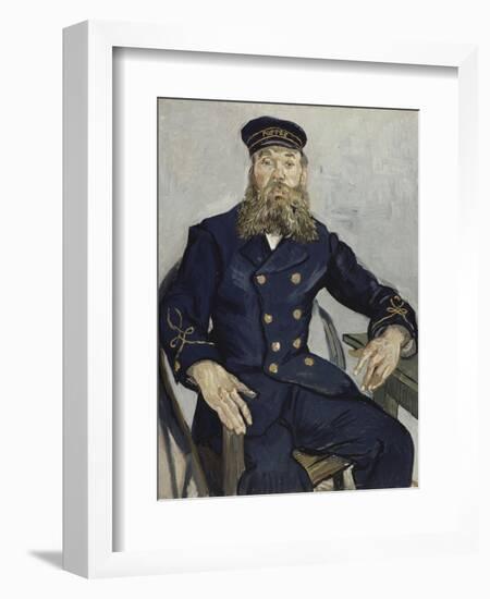 Portrait of Joseph Roulin-Vincent van Gogh-Framed Giclee Print