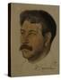 Portrait of Joseph Stalin (1879-195), 1922-Nikolai Andreevich Andreev-Stretched Canvas