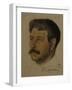 Portrait of Joseph Stalin (1879-195), 1922-Nikolai Andreevich Andreev-Framed Giclee Print