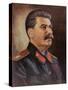 Portrait of Joseph Stalin circa 1945-50-null-Stretched Canvas