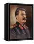 Portrait of Joseph Stalin circa 1945-50-null-Framed Stretched Canvas