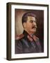 Portrait of Joseph Stalin circa 1945-50-null-Framed Giclee Print