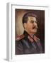 Portrait of Joseph Stalin circa 1945-50-null-Framed Giclee Print