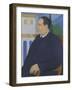 Portrait of Joseph Stella, 1921-Rafael Sala-Framed Giclee Print