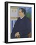 Portrait of Joseph Stella, 1921-Rafael Sala-Framed Giclee Print