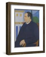 Portrait of Joseph Stella, 1921-Rafael Sala-Framed Giclee Print