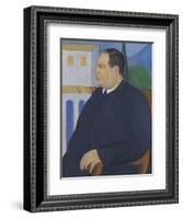 Portrait of Joseph Stella, 1921-Rafael Sala-Framed Giclee Print