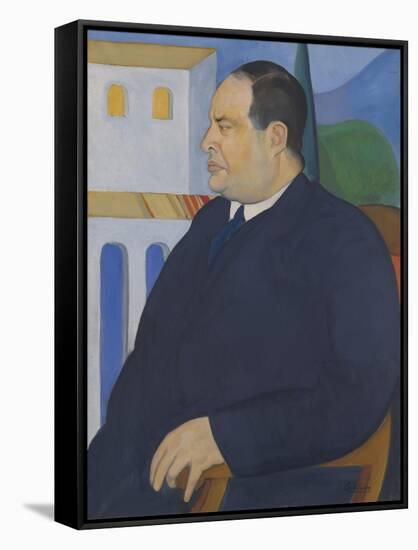 Portrait of Joseph Stella, 1921-Rafael Sala-Framed Stretched Canvas