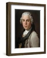 Portrait of Joseph Vernet by Pierre Subleyras-null-Framed Giclee Print