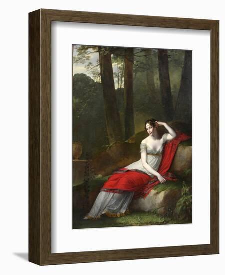 Portrait of Joséphine De Beauharnais, the First Wife of Napoléon Bonaparte (1763-181), 1805-Pierre-Paul Prud'hon-Framed Giclee Print