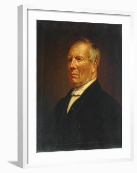 Portrait of Joshua Dodgson, c.1855-null-Framed Giclee Print