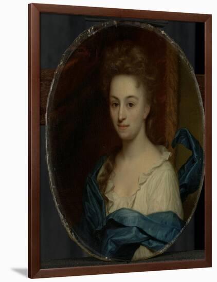 Portrait of Josina Clara Van Citters, Daughter of Josina Parduyn-Godfried Schalcken-Framed Art Print