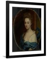 Portrait of Josina Clara Van Citters, Daughter of Josina Parduyn-Godfried Schalcken-Framed Art Print