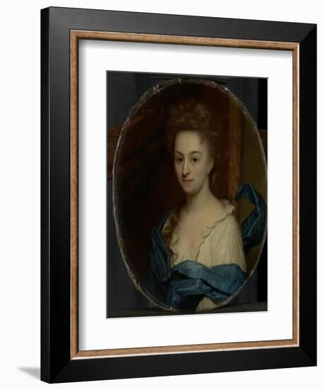 Portrait of Josina Clara Van Citters, Daughter of Josina Parduyn-Godfried Schalcken-Framed Art Print