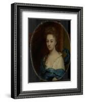 Portrait of Josina Clara Van Citters, Daughter of Josina Parduyn-Godfried Schalcken-Framed Art Print