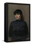 Portrait of Jossa, 1886 (Oil on Canvas)-Christian Krohg-Framed Stretched Canvas