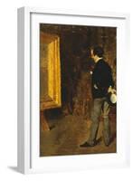 Portrait of Journalist Martino Cafiero, 1872-Giuseppe De Nittis-Framed Giclee Print