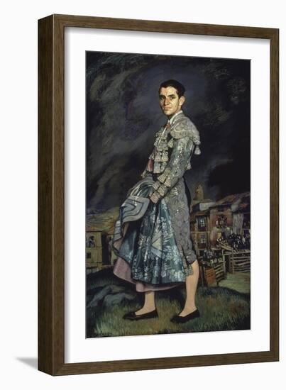 Portrait of Juan Belmonte, 1924-Ignacio Zuloaga-Framed Giclee Print