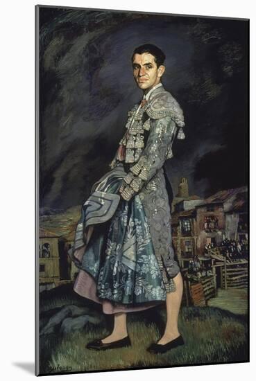 Portrait of Juan Belmonte, 1924-Ignacio Zuloaga-Mounted Giclee Print