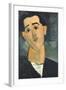 Portrait of Juan Gris-Amedeo Modigliani-Framed Giclee Print