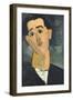 Portrait of Juan Gris-Amedeo Modigliani-Framed Giclee Print