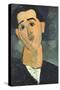 Portrait of Juan Gris-Amedeo Modigliani-Stretched Canvas