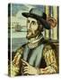 Portrait of Juan Ponce De Leon (1474 – 1521)-null-Stretched Canvas