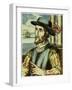 Portrait of Juan Ponce De Leon (1474 – 1521)-null-Framed Giclee Print