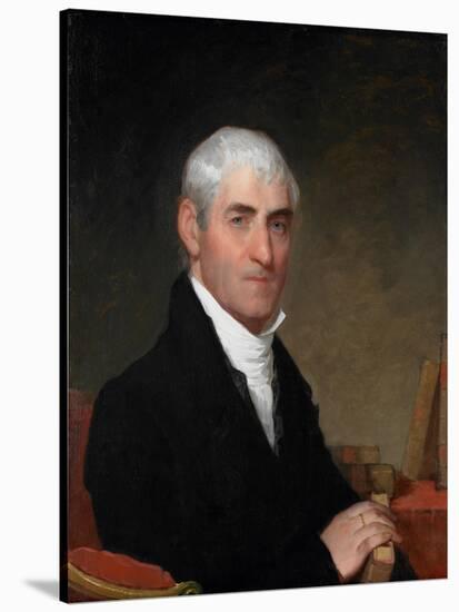 Portrait of Judge Daniel Cony of Maine, C.1815-Gilbert Stuart-Stretched Canvas