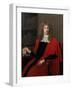 Portrait of 'Judge Jeffreys', George Jeffreys, 1st Baron (1648-89)-John Michael Wright-Framed Giclee Print