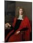 Portrait of 'Judge Jeffreys', George Jeffreys, 1st Baron (1648-89)-John Michael Wright-Mounted Giclee Print