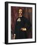 Portrait of Jules Barbey D'Aurevilly-Emile Levy-Framed Giclee Print