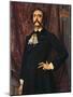 Portrait of Jules Barbey D'Aurevilly-Emile Levy-Mounted Giclee Print