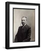 Portrait of Jules Mary (1851-1922), French writer-French Photographer-Framed Giclee Print