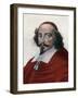 Portrait of Jules Mazarin (1602-1661), French Italian cardinal, diplomat, and politician-French School-Framed Giclee Print