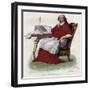 Portrait of Jules Mazarin (1602-1661), French Italian cardinal, diplomat, and politician-French School-Framed Giclee Print