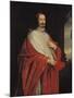 Portrait of Jules Mazarin-Philippe De Champaigne-Mounted Giclee Print