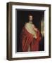 Portrait of Jules Mazarin-Philippe De Champaigne-Framed Giclee Print