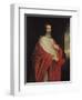 Portrait of Jules Mazarin-Philippe De Champaigne-Framed Giclee Print