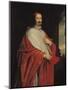 Portrait of Jules Mazarin-Philippe De Champaigne-Mounted Giclee Print